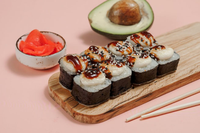 Фото Ролл "Запеченный угорь"